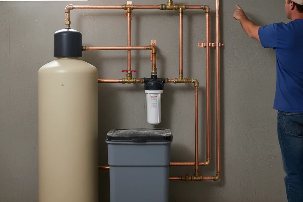Whole-house water treatment system installed in Ivoryton